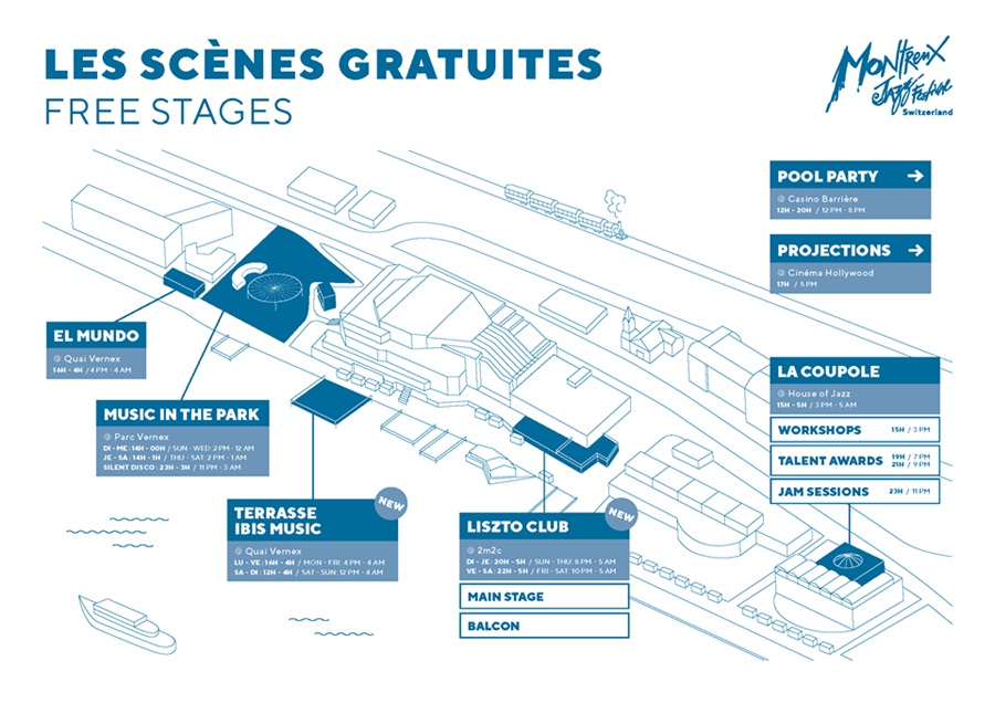 La programmation gratuite du Montreux Jazz Festival est connue